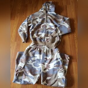 Mikey 62 Camo Sweat Outfit 2XL